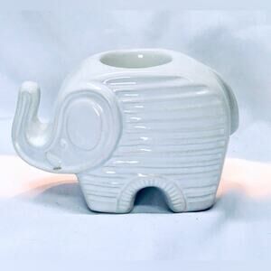 Cute Ceramic Elephant Tea Light Candleholder